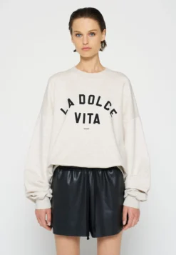 La Dolce VitaFelpaSoft White Melee Donna Felpe 10221J02L-A11