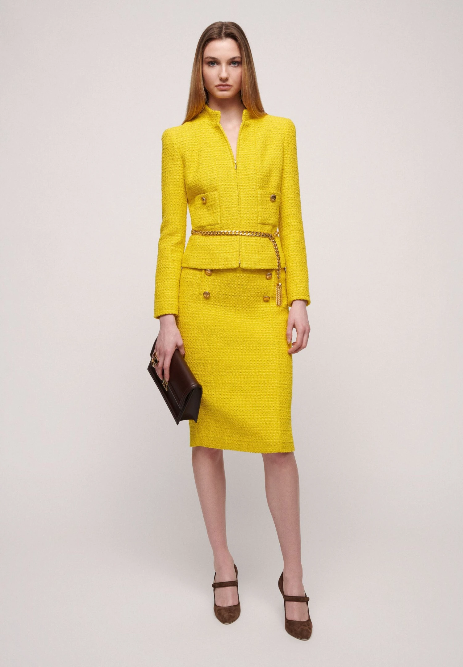 LUISA SPAGNOLI SquadraGiacca LeggeraGiallo Donna Giacche E Blazer LUQ21I04A-E11 2 LUISA SPAGNOLI SquadraGiacca LeggeraGiallo Donna Giacche E Blazer LUQ21I04A-E11 - immagine 2