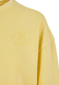 URBAN CLASSICS Cropped Flower Embroidery Terry CrewFelpaVintagesun Donna Felpe UR621J066-E11 -Ulla Popken Negozio 44460f137ae24078821cfbf3359630bb