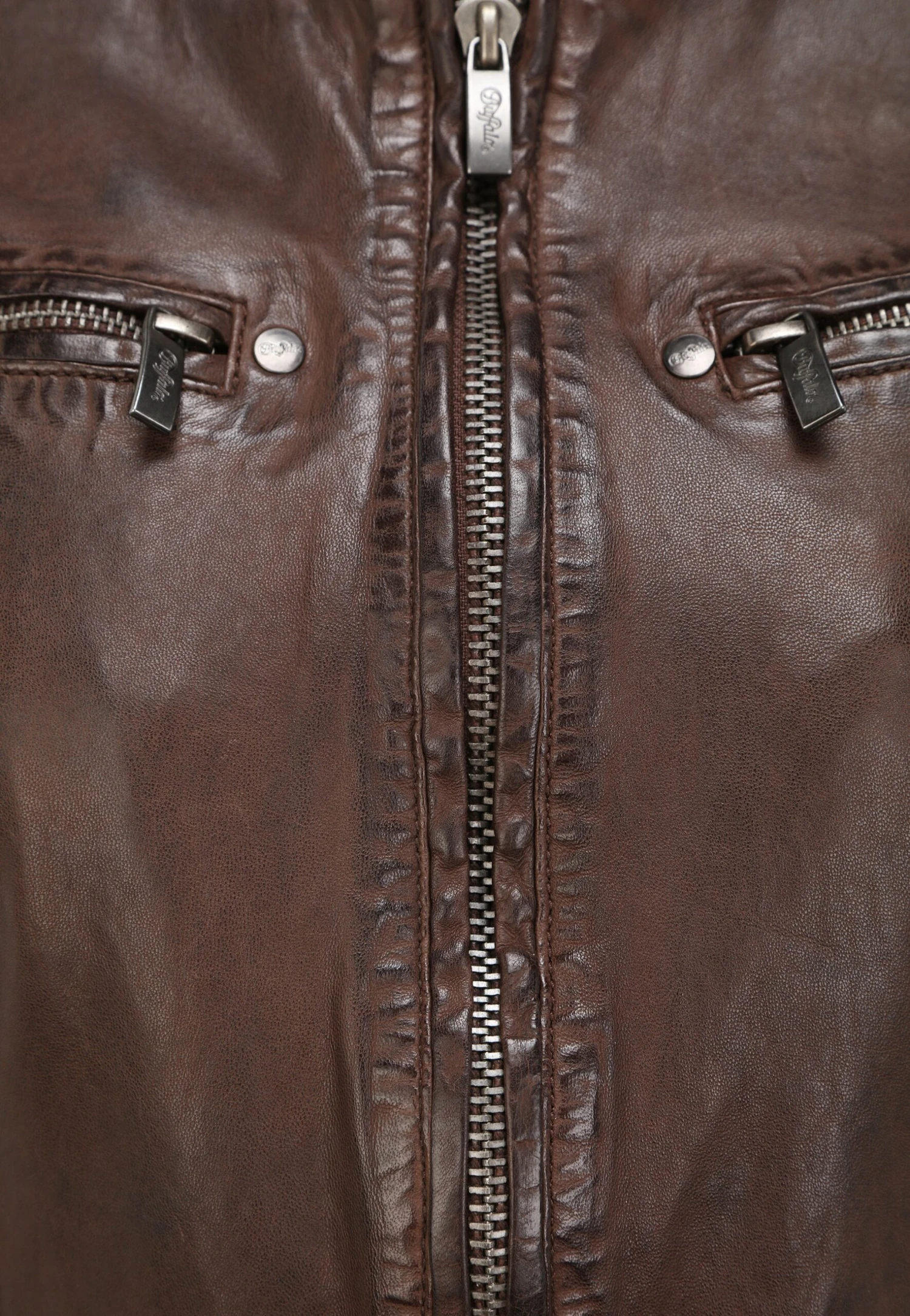 Buffalo Giacca Di Pelle - D Brown 5 Buffalo Giacca Di Pelle - D Brown - immagine 5