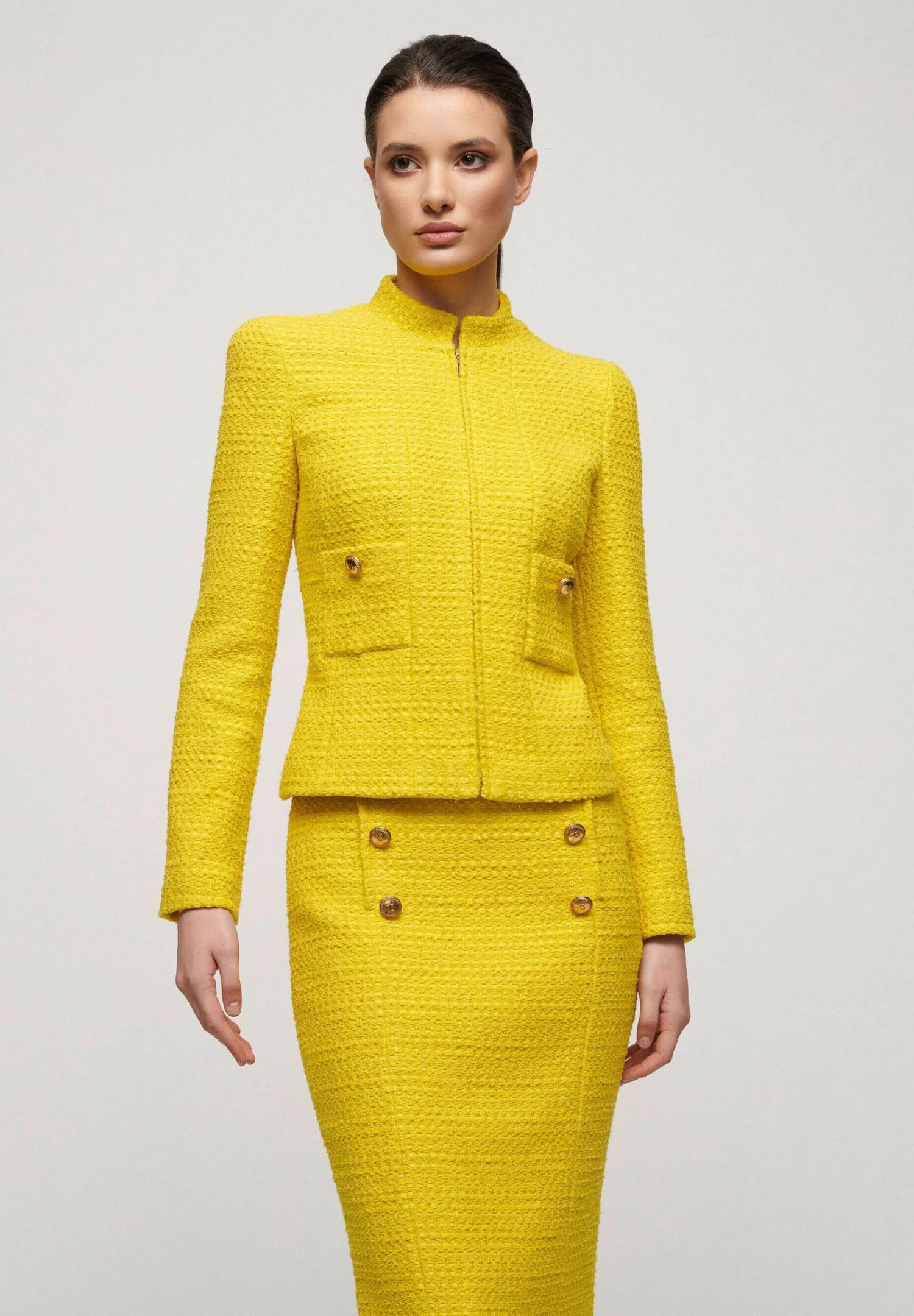 LUISA SPAGNOLI SquadraGiacca LeggeraGiallo Donna Giacche E Blazer LUQ21I04A-E11 1 LUISA SPAGNOLI SquadraGiacca LeggeraGiallo Donna Giacche E Blazer LUQ21I04A-E11