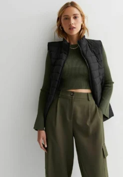 I più venduti 5 New Look Lightweight Padded GiletSmanicatoBlack Donna Giacche E Blazer NL021G0BD-Q11