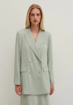 I più venduti 9 Stefanel Double-BreastedBlazerGreen Donna Giacche E Blazer S5721G023-M11