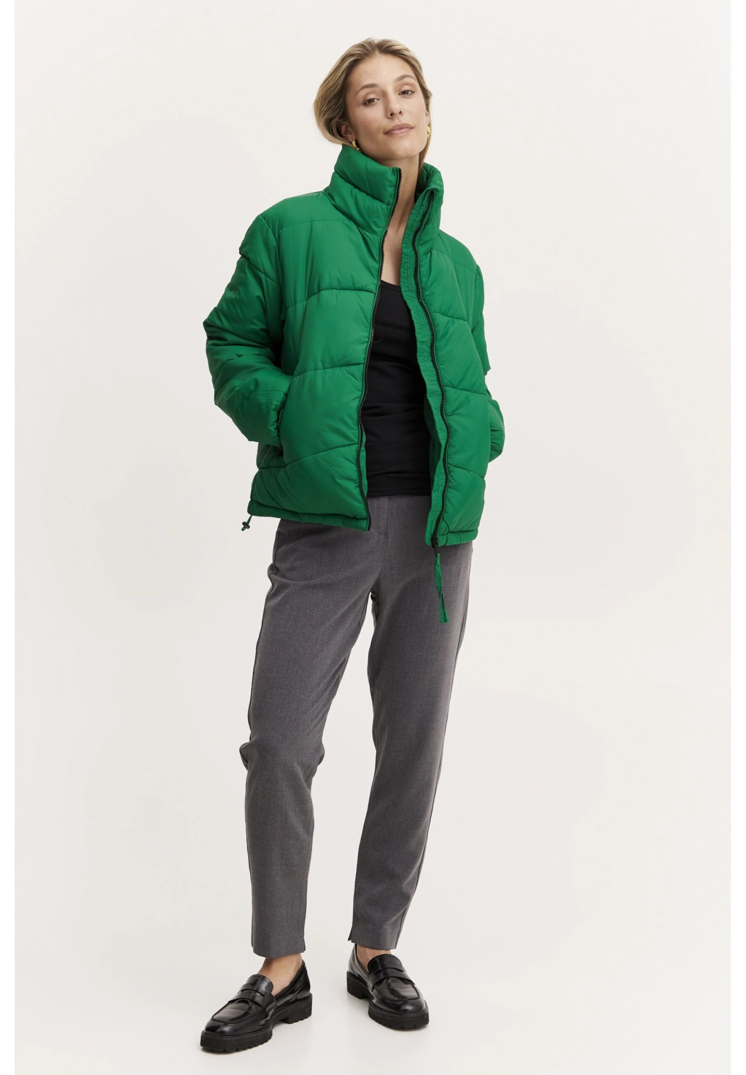 B.young BybominaGiacca InvernaleVerdant Green Donna Giacche E Blazer BY221U02O-C11 2 B.young BybominaGiacca InvernaleVerdant Green Donna Giacche E Blazer BY221U02O-C11 - immagine 2