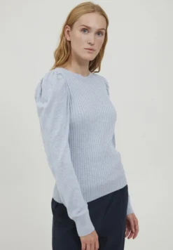 B.young Bypimba Rib JumperMaglioneKentucky Blue Melange Donna Maglieria BY221I096-K11