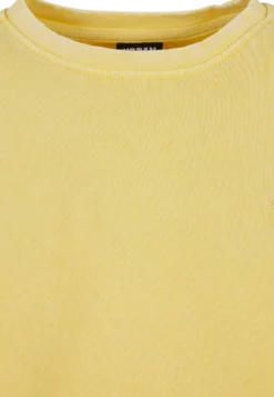 URBAN CLASSICS Cropped Flower Embroidery Terry CrewFelpaVintagesun Donna Felpe UR621J066-E11 -Ulla Popken Negozio 7310a80a4e744999aa6f92db92975820