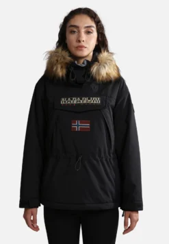 Napapijri Skidoo Wom Ef 4Giacca InvernaleBlack Donna Giacche E Blazer NA621U020-Q11