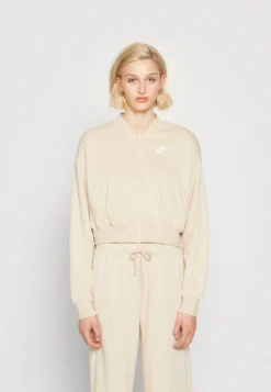 Nike Sportswear Club- Giubbotto Bomber - Sanddrift/White