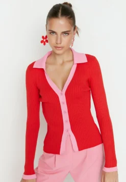 Trendyol CardiganRed Donna Maglieria TRU21I11M-G11