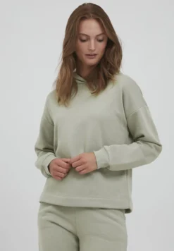 B.young BysammiaFelpa Con CappuccioSeagrass Donna Felpe BY221J011-C12