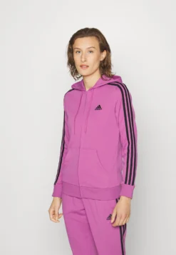 ADIDAS PERFORMANCE Felpa Con ZipSemi Pulse Lilac/Black Donna Felpe AD541G0HP-I11