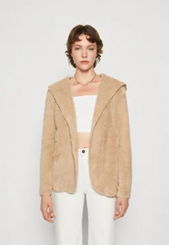 ONLY Onlcontact Hood Sherpa CoatGiacca LeggeraHumus Donna Giacche E Blazer ON321G1OC-B11