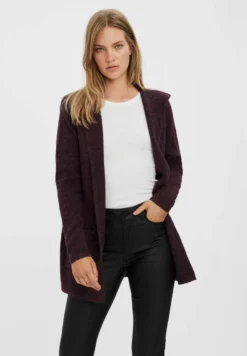 Vero Moda Doffy Open Hood NoosCardiganWinetasting Donna Maglieria VE121I1F3-G12