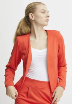 ICHI IhkateBlazerPoppy Red Donna Giacche E Blazer IC221G02L-G11
