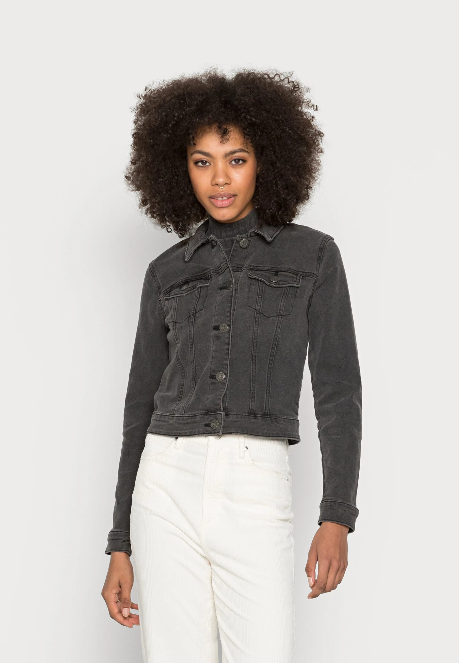 Noisy May Nmdebra JacketGiacca Di JeansDark Grey Denim Donna Giacche E Blazer NM321G05Q-C11 1 Noisy May Nmdebra JacketGiacca Di JeansDark Grey Denim Donna Giacche E Blazer NM321G05Q-C11