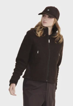 Aigle Giacca In PileDark Brown Donna Felpe AI221G01O-O11