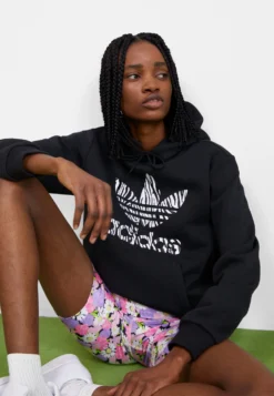 Adidas Originals Infill HoodFelpaBlack Donna Felpe AD121J1EL-Q11