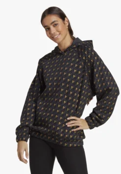 Adidas Sportswear W Lgm HdFelpaCarbon/Black Donna Felpe AD541G0SJ-Q11