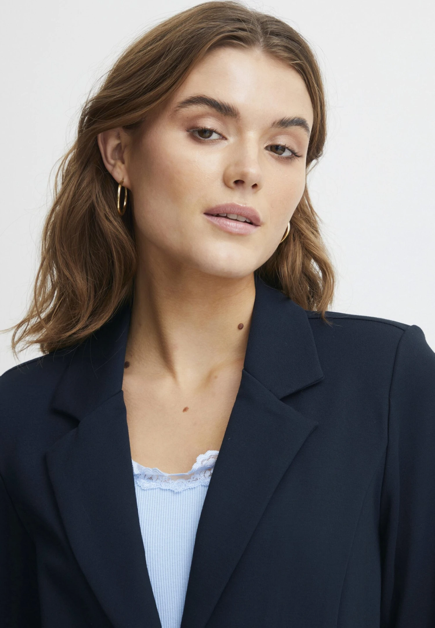 Fransa Frlano Bla BlazerDark Peacoat Donna Giacche E Blazer F2121G025-K12 4 Fransa Frlano Bla BlazerDark Peacoat Donna Giacche E Blazer F2121G025-K12 - immagine 4