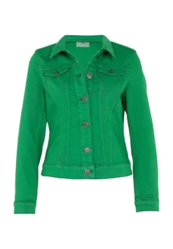 Unifarbene Mit Knöpfen Und TaschenGiacca Di JeansGreen Donna Giacche E Blazer C5E21G04E-M11 -Ulla Popken Negozio fd6d190e70724562ad0a119c8fe0f7eb