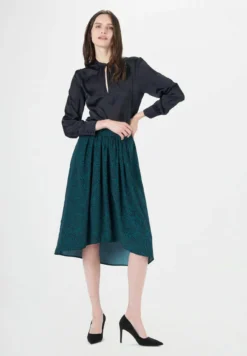 I più venduti 23 With GatherCamicettaNero Donna Camicie E Bluse C4I21E0AN-Q11